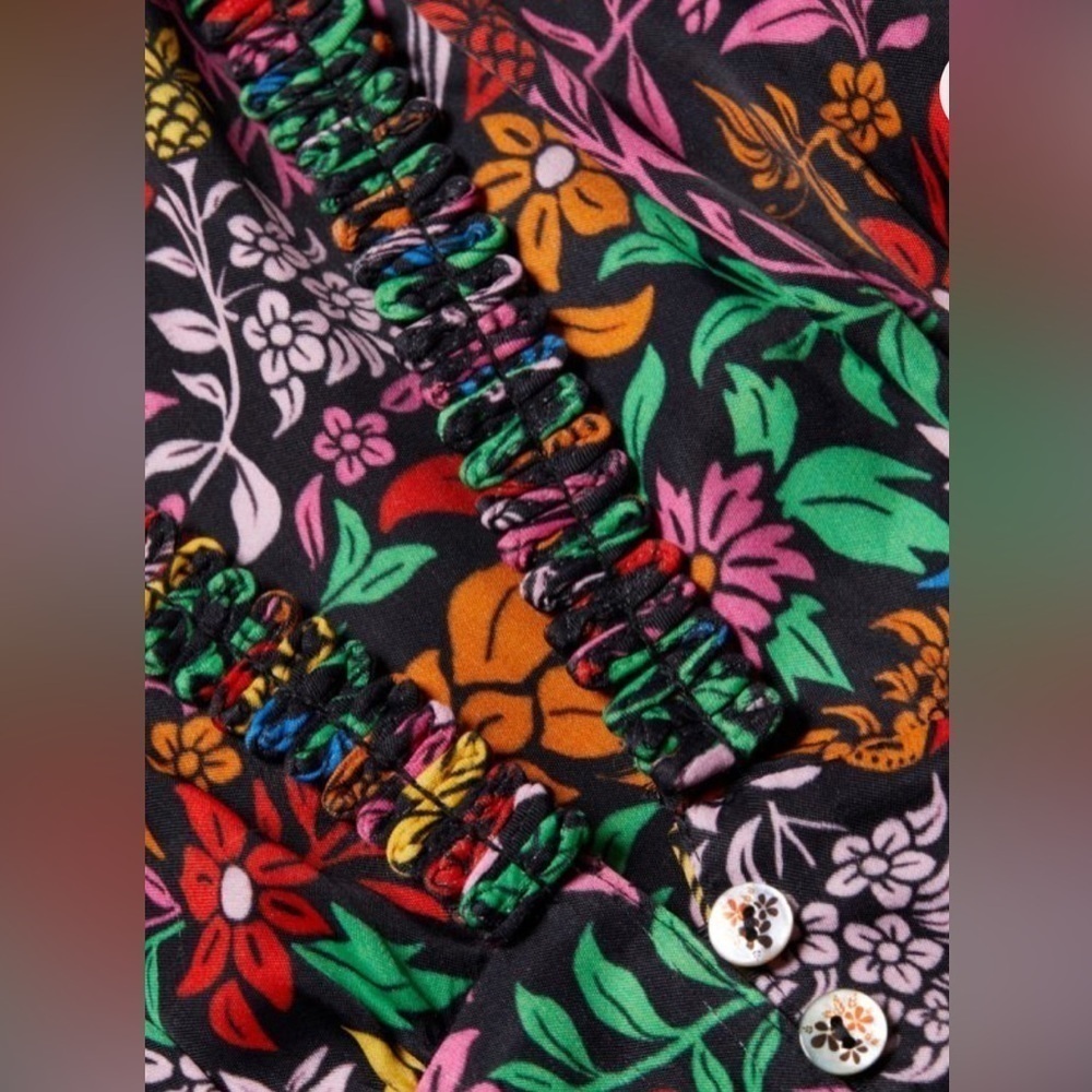 NEW Farm Rio Tropical Garden Midi Dress Size Small - Picture 6 of 8